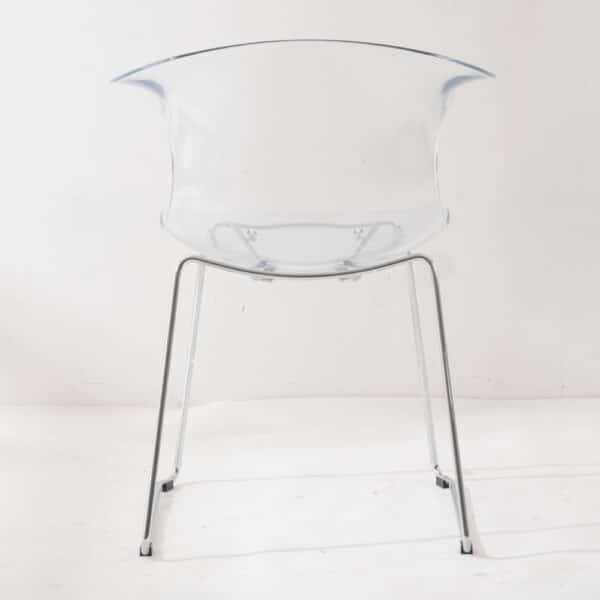 CHIARA LUX ΚΑΡΕΚΛΑ ΔΙΑΦΑΝΟ 61.2x53.3x80cm 53-0086 - Image 5