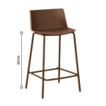 SQUARE ΣΚΑΜΠΟ MOCCA 42x47.5x87cm 58-0007