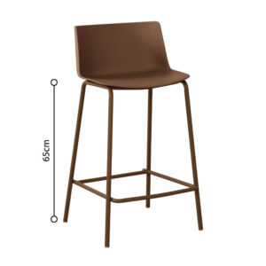 SQUARE ΣΚΑΜΠΟ MOCCA 42x47.5x87cm 58-0007