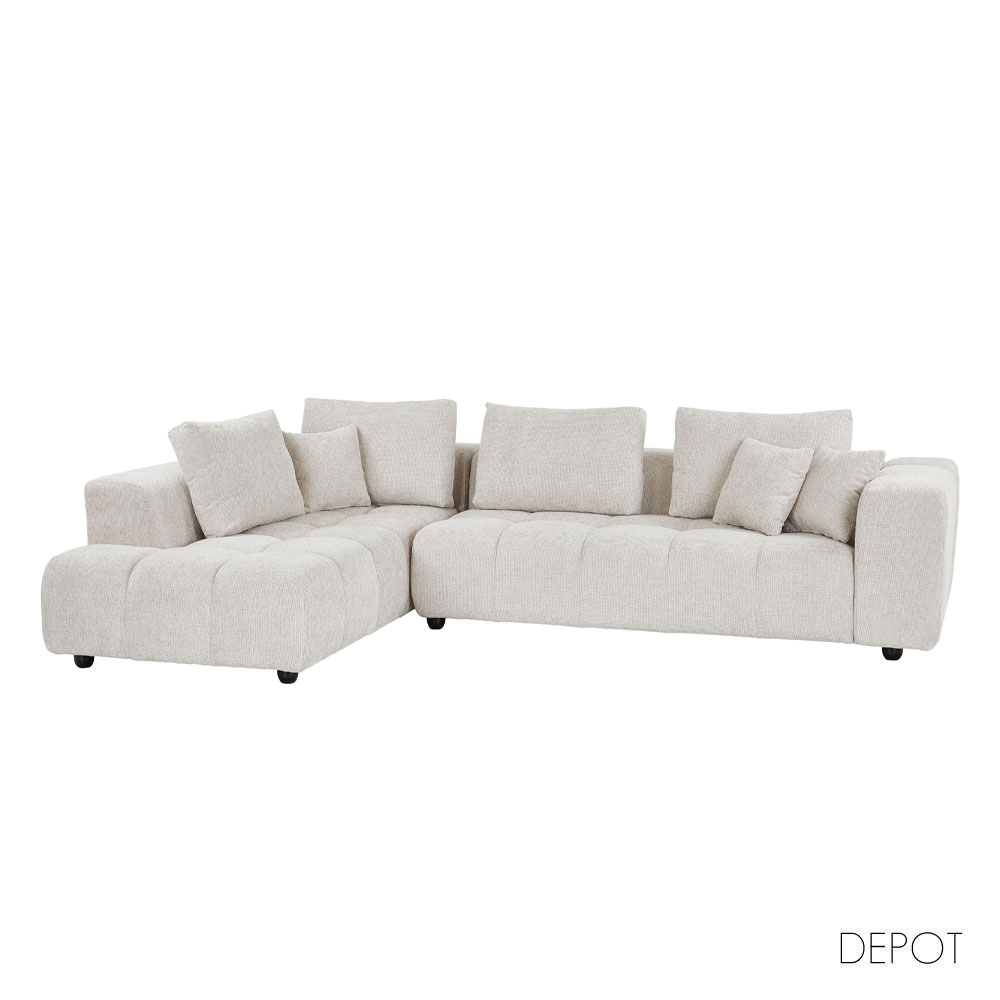 71-0113-8ySSL-first-_1 TOMOS ΚΑΝΑΠΕΣ ΓΩΝΙΑ ΑΡΙΣΤΕΡΗ BEIGE LEGASY 15 298x200x85cm 71-0113 - Image 1