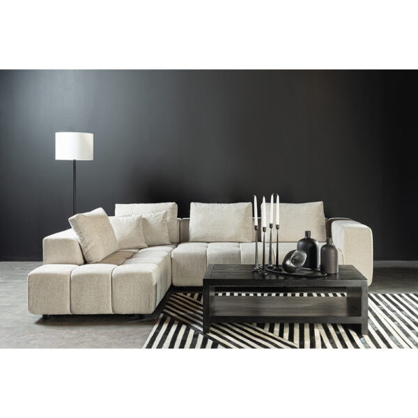 TOMOS ΚΑΝΑΠΕΣ ΓΩΝΙΑ ΑΡΙΣΤΕΡΗ BEIGE LEGASY 15 298x200x85cm 71-0113 - Image 2