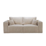 BULLET ΚΑΝΑΠΕΣ 3ΘΕΣΙΟΣ OFF WHITE AMBIENCE 02 232x101x92cm 71-0114 - Image 3