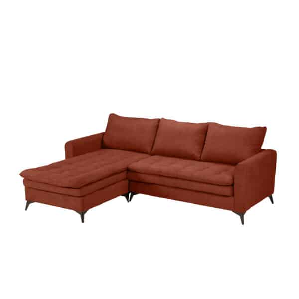 SCANDALO ΚΑΝΑΠΕΣ ΓΩΝΙΑ ΑΝΑΣΤΡΕΨΙΜΗ TERRACOTTA ASTI 22 265x188x99cm 71-0122 - Image 3