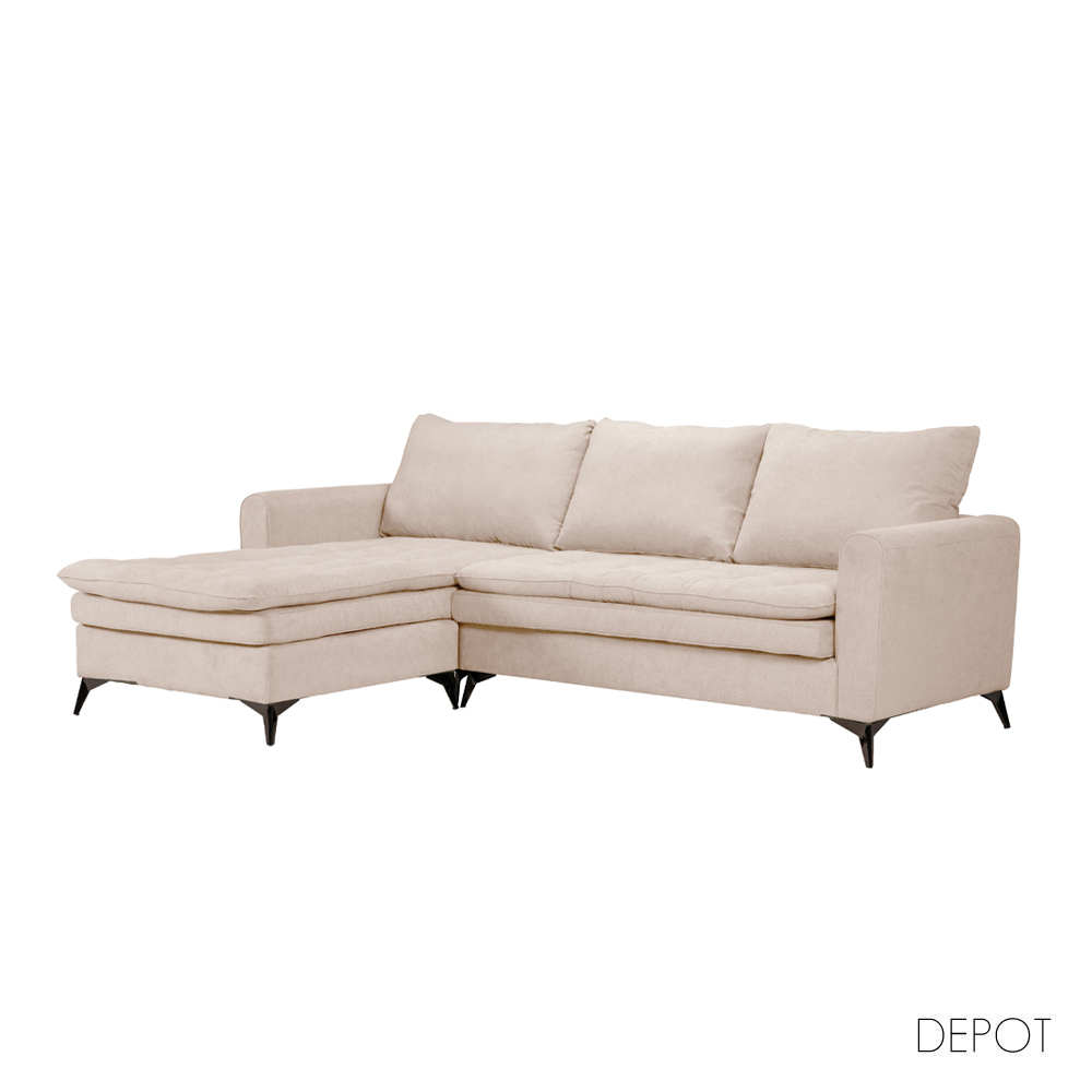 71-0390-aSasz-first-_1 SCANDALO ΚΑΝΑΠΕΣ ΓΩΝΙΑ ΑΝΑΣΤΡΕΨΙΜΗ CREAM ASTI 1 265x188x99cm 71-0390 - Image 1