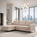 SCANDALO ΚΑΝΑΠΕΣ ΓΩΝΙΑ ΑΝΑΣΤΡΕΨΙΜΗ CREAM ASTI 1 265x188x99cm 71-0390 - Image 2