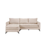 SCANDALO ΚΑΝΑΠΕΣ ΓΩΝΙΑ ΑΝΑΣΤΡΕΨΙΜΗ CREAM ASTI 1 265x188x99cm 71-0390 - Image 3