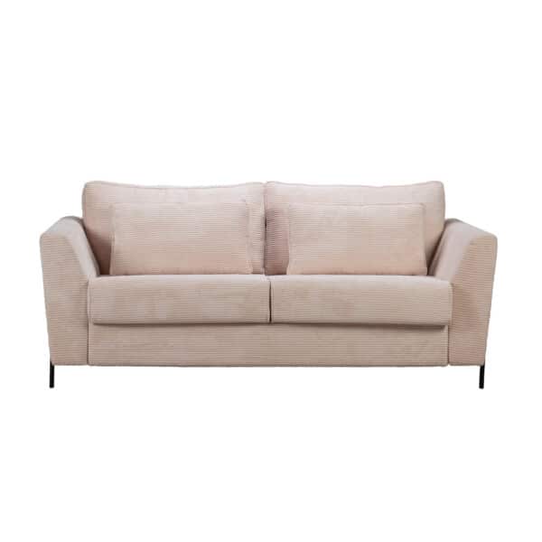 COCOON ΚΑΝΑΠΕΣ ΚΡΕΒΑΤΙ 3ΘΕΣΙΟΣ BEIGE LINCOLN D 03 208x94x92cm 71-0432 - Image 4