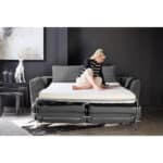 COCOON ΚΑΝΑΠΕΣ ΚΡΕΒΑΤΙ 3ΘΕΣΙΟΣ ΓΚΡΙ LINCOLN D 90 208x94x92cm 71-0433 - Image 3