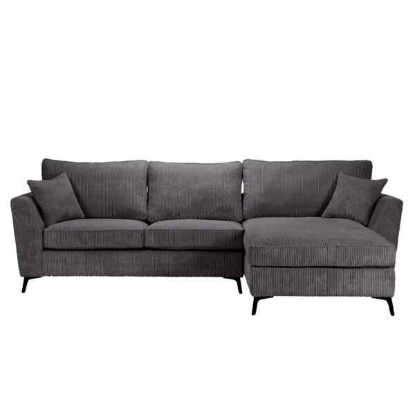 BOEL ΚΑΝΑΠΕΣ ΓΩΝΙΑ ΔΕΞΙΑ ΓΚΡΙ LINCOLN D 90 280x170x92cm 71-0448 - Image 2