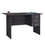 ΓΡΑΦΕΙΟ ΜΕ 3 ΣΥΡΤΑΡΙΑ HAYDEN HM2268.01 ΜΕΛΑΜΙΝΗ ΣΕ ΑΝΘΡΑΚΙ ΧΡΩΜΑ 120x60x75Υεκ