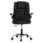 ΚΑΡΕΚΛΑ ΓΡΑΦΕΙΟΥ CANAN HM1201.11 ΜΑΥΡΟ PVC-ΒΑΣΗ ΧΡΩΜΙΟΥ 63x62x93-101Υεκ - Image 3