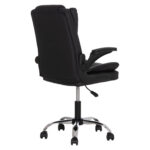 ΚΑΡΕΚΛΑ ΓΡΑΦΕΙΟΥ CANAN HM1201.11 ΜΑΥΡΟ PVC-ΒΑΣΗ ΧΡΩΜΙΟΥ 63x62x93-101Υεκ - Image 5