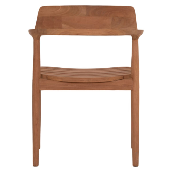 ΠΟΛΥΘΡΟΝΑ ΕΞΩΤΕΡΙΚΟΥ ΧΩΡΟΥ FREM HM18107 ΞΥΛΟ TEAK-ΦΥΣΙΚΟ ΧΡΩΜΑ 59x54.5x76Υεκ. - Image 6