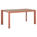 ΤΡΑΠΕΖΙ ΕΞΩΤ.ΧΩΡΟΥ GOYA HM6059.08 ΑΛΟΥΜΙΝΙΟ ΣE TERRACOTTA & POLYWOOD 160X80Χ75Υεκ.