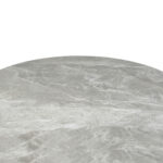 ΤΡΑΠΕΖΙ CHARM HM18465.03 SINTERED STONE ΣΕ ΓΚΡΙ ΜΑΡΜΑΡΟ--ΜΑΥΡΗ ΒΑΣΗ Φ120x75Υεκ - Image 4