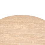 ΤΡΑΠΕΖΙ CHARM HM18465.04 SINTERED STONE ΣΕ ΤΡΑΒΕΡΤΙΝΑ--ΜΠΕΖ ΒΑΣΗ Φ120x75Υεκ - Image 4