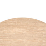 ΤΡΑΠΕΖΙ CHARM HM18465.05 SINTERED STONE ΣΕ ΤΡΑΒΕΡΤΙΝΑ--ΜΕΤΑΛ.ΒΑΣΗ Φ120x75Υεκ - Image 4