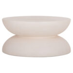 ΤΡΑΠΕΖΙ ΣΑΛΟΝΙΟΥ ANNA HM18158.02 FIBER CEMENT ΣΕ ΛΕΥΚΟ--Φ92x44.5Υεκ - Image 3