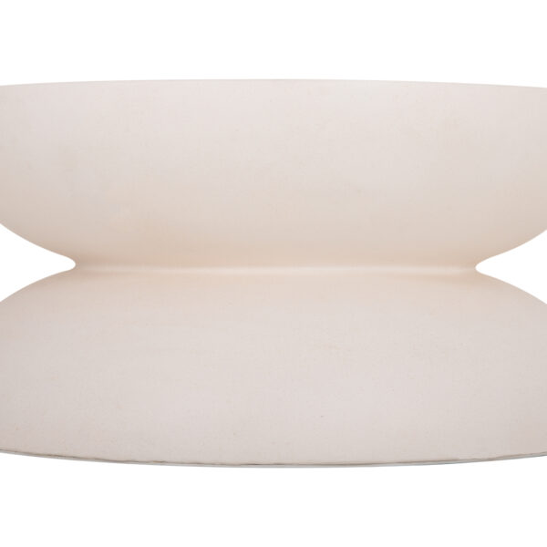 ΤΡΑΠΕΖΙ ΣΑΛΟΝΙΟΥ ANNA HM18158.02 FIBER CEMENT ΣΕ ΛΕΥΚΟ--Φ92x44.5Υεκ - Image 5