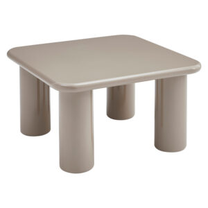 ΤΡΑΠΕΖΙ ΣΑΛΟΝΙΟΥ SOLNA HM18453.05 MDF ΣΕ GLOSSY TAUPE 80x80x45Υεκ