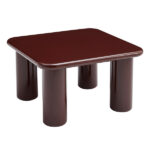 ΤΡΑΠΕΖΙ ΣΑΛΟΝΙΟΥ SOLNA HM18453.06 MDF ΣΕ GLOSSY ΚΟΚΚΙΝΟ 80x80x45Υεκ