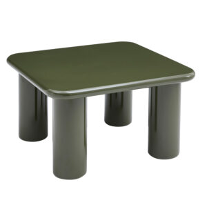 ΤΡΑΠΕΖΙ ΣΑΛΟΝΙΟΥ SOLNA HM18453.07 MDF ΣΕ GLOSSY ΠΡΑΣΙΝΟ 80x80x45Υεκ