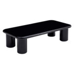 ΤΡΑΠΕΖΙ ΣΑΛΟΝΙΟΥ SOLNA HM18454.02 MDF ΣΕ GLOSSY ΜΑΥΡΟ 120x60x31Υεκ