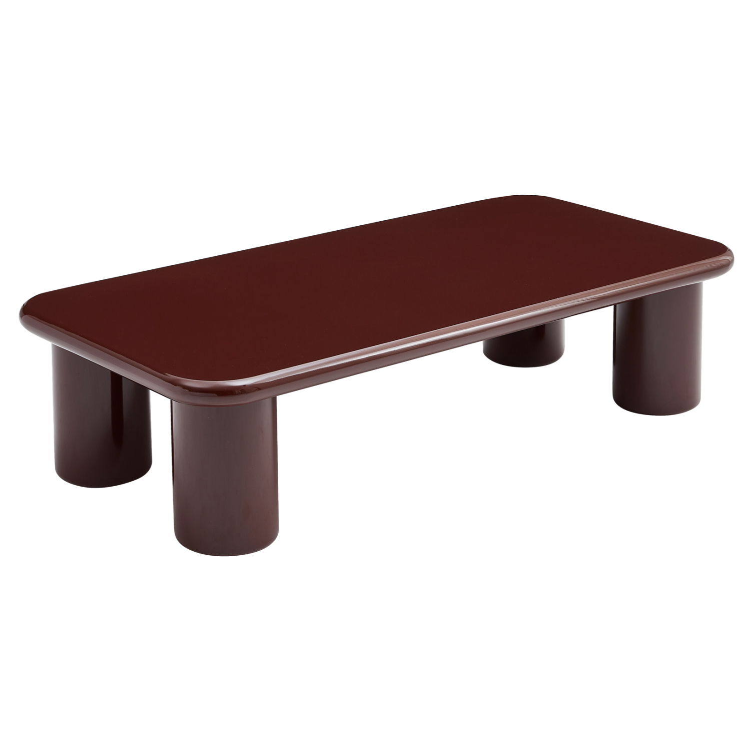 HM18454.06 ΤΡΑΠΕΖΙ ΣΑΛΟΝΙΟΥ SOLNA HM18454.06 MDF ΣΕ GLOSSY ΚΟΚΚΙΝΟ 120x60x31Υεκ - Image 1