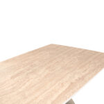 ΤΡΑΠΕΖΙ ΤΡΑΠΕΖΑΡΙΑΣ CATAN HM18464.04 SINTERED STONE TOP IN TRAVERTINE 200x100x75Υεκ - Image 4
