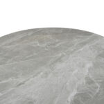 ΤΡΑΠΕΖΙ ΤΡΑΠΕΖΑΡΙΑΣ ΣΤΡΟΓΓΥΛΟ ERAGON HM18460.03 SINT. STONE ΣΕ ΓΚΡΙ ΜΑΡΜΑΡΟ Φ120x75Υεκ - Image 5
