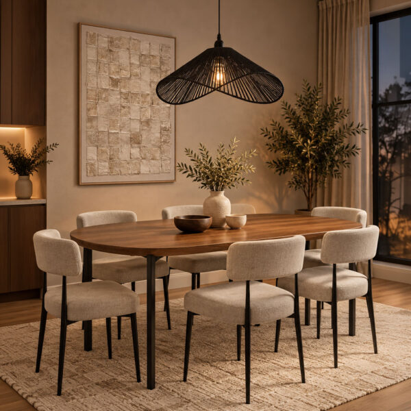OVALE ΤΡΑΠΕΖΙ SONOMA 160x80x75cm 02-0740 - Image 2
