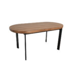 OVALE ΤΡΑΠΕΖΙ SONOMA 160x80x75cm 02-0740 - Image 5