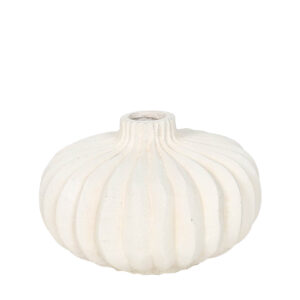 SEMELI ΒΑΖΟ 35x35x21cm MgO ΛΕΥΚΟ 031683