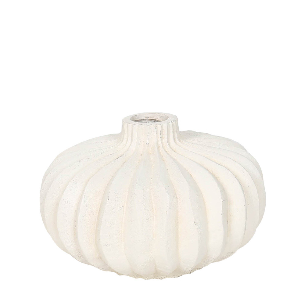 031683-3nvlT-first-_1 SEMELI ΒΑΖΟ 35x35x21cm MgO ΛΕΥΚΟ 031683 - Image 1