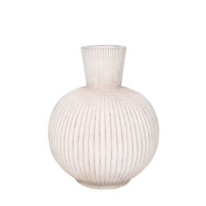 NIREAS ΒΑΖΟ 30x30x38cm MgO ΛΕΥΚΟ 031686