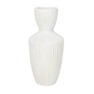 NEFELI ΒΑΖΟ 25x25x56cm MgO ΛΕΥΚΟ 031687