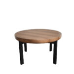 BOBBA COFFEE TABLE SONOMA ΜΑΥΡΟ 80x80x45cm 04-1430