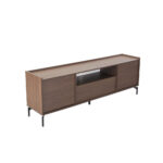 TOBAC TV STAND 2ΠΟΡΤΕΣ 1ΣΥΡΤΑΡΙ ΚΑΡΥΔΙ ΣΚΟΥΡΟ 180x39x62cm 08-0027