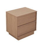 TOBAC ΚΟΜΟΔΙΝΟ 2ΣΥΡΤΑΡΙΑ ΚΑΡΥΔΙ ΣΚΟΥΡΟ 55x39x54cm 09-2188