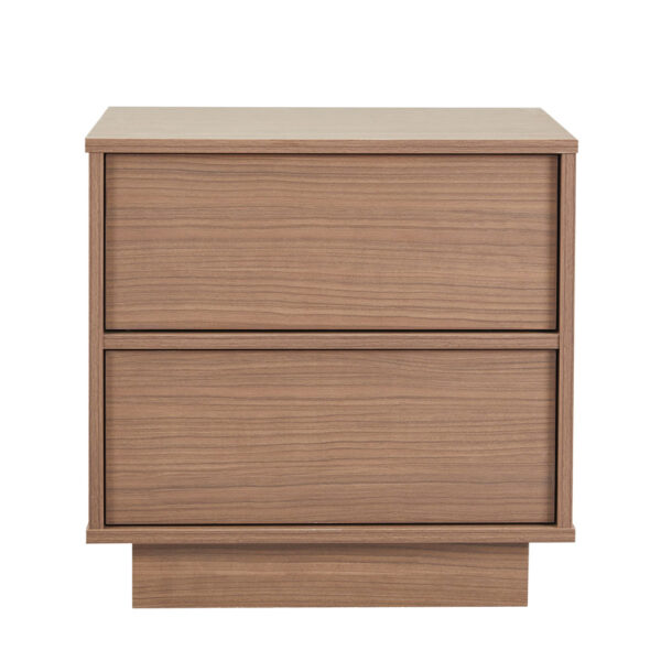 TOBAC ΚΟΜΟΔΙΝΟ 2ΣΥΡΤΑΡΙΑ ΚΑΡΥΔΙ ΣΚΟΥΡΟ 55x39x54cm 09-2188 - Image 3