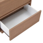 TOBAC ΚΟΜΟΔΙΝΟ 2ΣΥΡΤΑΡΙΑ ΚΑΡΥΔΙ ΣΚΟΥΡΟ 55x39x54cm 09-2188 - Image 4