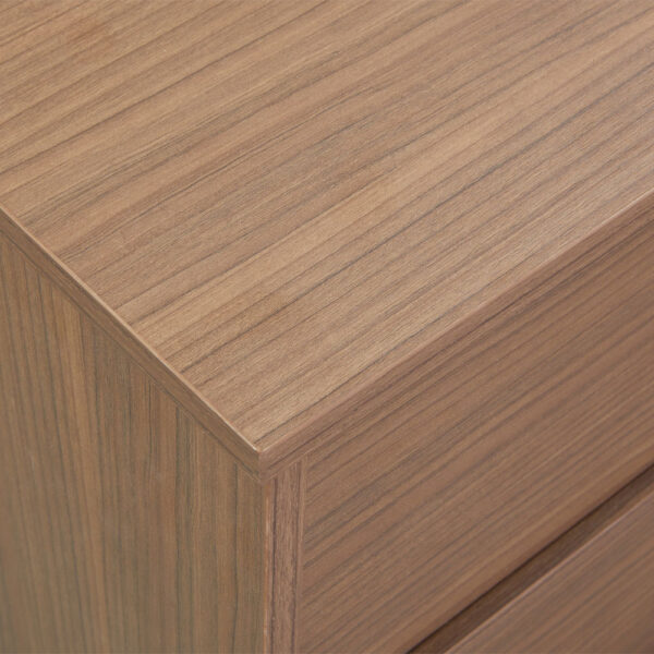 TOBAC ΚΟΜΟΔΙΝΟ 2ΣΥΡΤΑΡΙΑ ΚΑΡΥΔΙ ΣΚΟΥΡΟ 55x39x54cm 09-2188 - Image 5