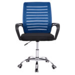 ΚΑΡΕΚΛΑ ΓΡΑΦΕΙΟΥ TRAIL HM1192.96 ΜΠΛΕ & ΜΑΥΡΟ MESH 62x51x98Υεκ. Β' ΔΙΑΛΟΓΗΣ - Image 3