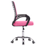 ΚΑΡΕΚΛΑ ΓΡΑΦΕΙΟΥ TRAIL HM1192.95 ΡΟΖ MESH 62x51x98Υεκ. Β' ΔΙΑΛΟΓΗΣ - Image 4