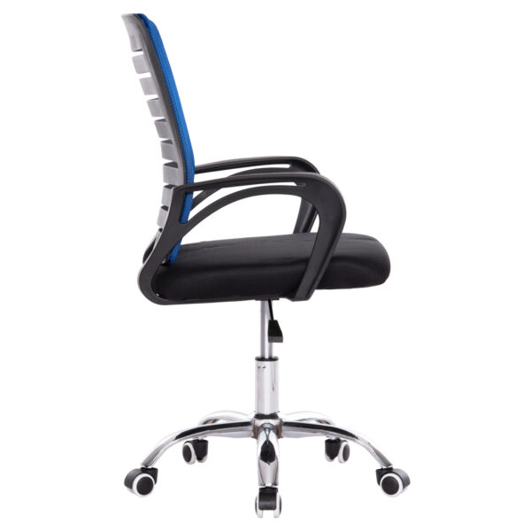 ΚΑΡΕΚΛΑ ΓΡΑΦΕΙΟΥ TRAIL HM1192.96 ΜΠΛΕ & ΜΑΥΡΟ MESH 62x51x98Υεκ. Β' ΔΙΑΛΟΓΗΣ - Image 4