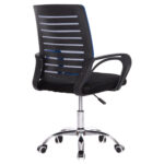 ΚΑΡΕΚΛΑ ΓΡΑΦΕΙΟΥ TRAIL HM1192.96 ΜΠΛΕ & ΜΑΥΡΟ MESH 62x51x98Υεκ. Β' ΔΙΑΛΟΓΗΣ - Image 5