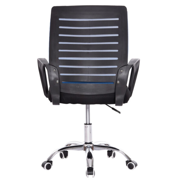 ΚΑΡΕΚΛΑ ΓΡΑΦΕΙΟΥ TRAIL HM1192.96 ΜΠΛΕ & ΜΑΥΡΟ MESH 62x51x98Υεκ. Β' ΔΙΑΛΟΓΗΣ - Image 6
