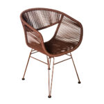PAGUSA ΚΑΡΕΚΛΑ CHOCOLAT 60x62x80cm 53-0106