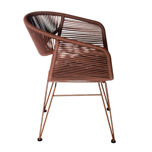 PAGUSA ΚΑΡΕΚΛΑ CHOCOLAT 60x62x80cm 53-0106 - Image 3