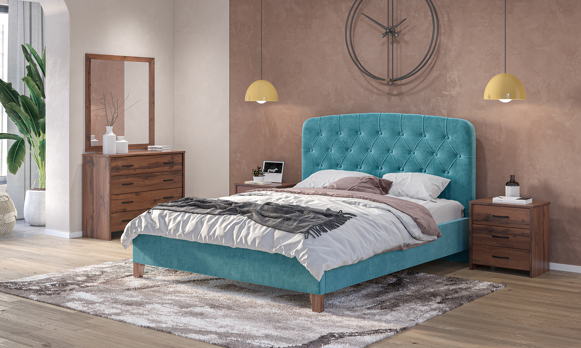 Bed_No102 Κρεβάτι διπλό ν102 - Image 1